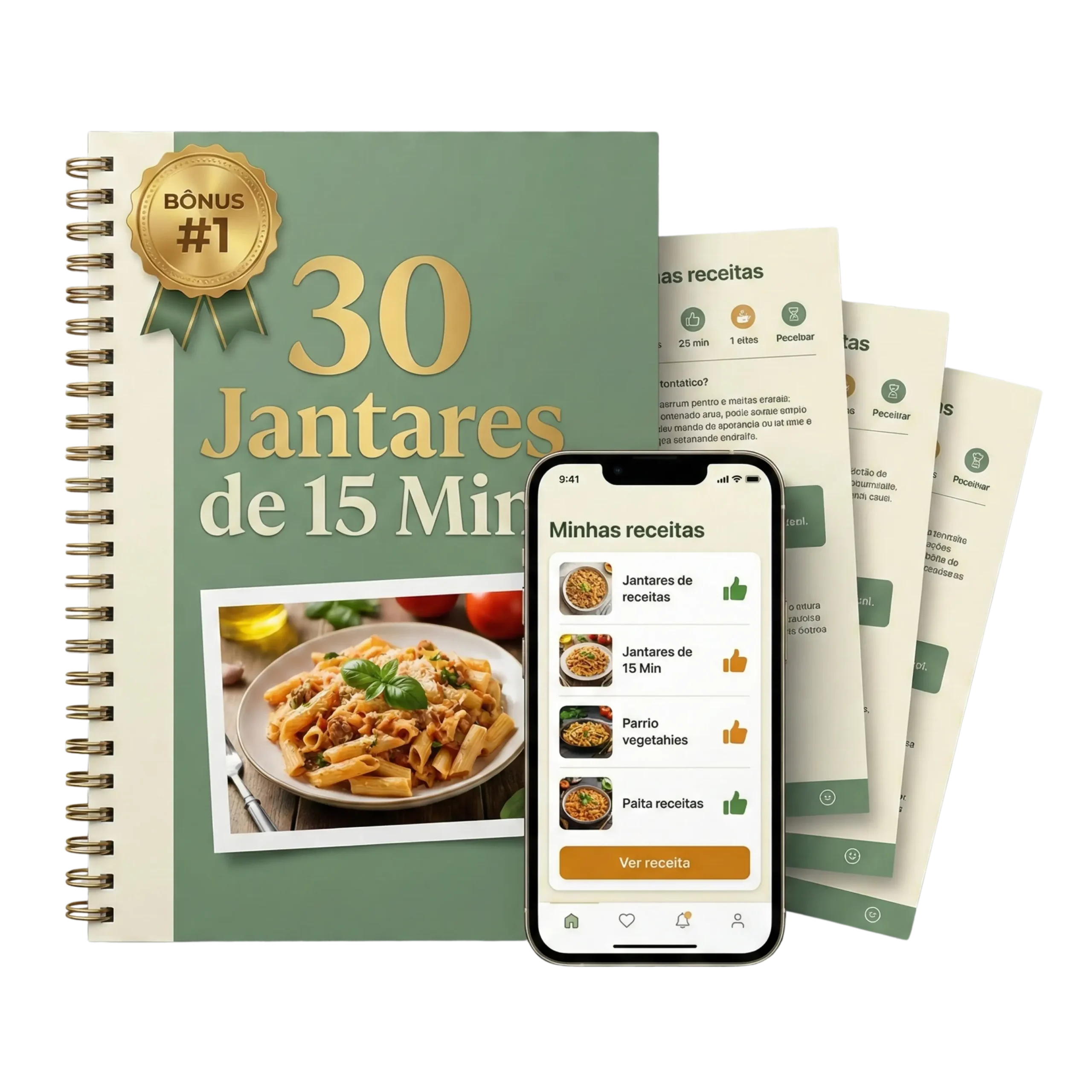 Bônus 1 — 30 Jantares de 15 Min (Plano Emergência)