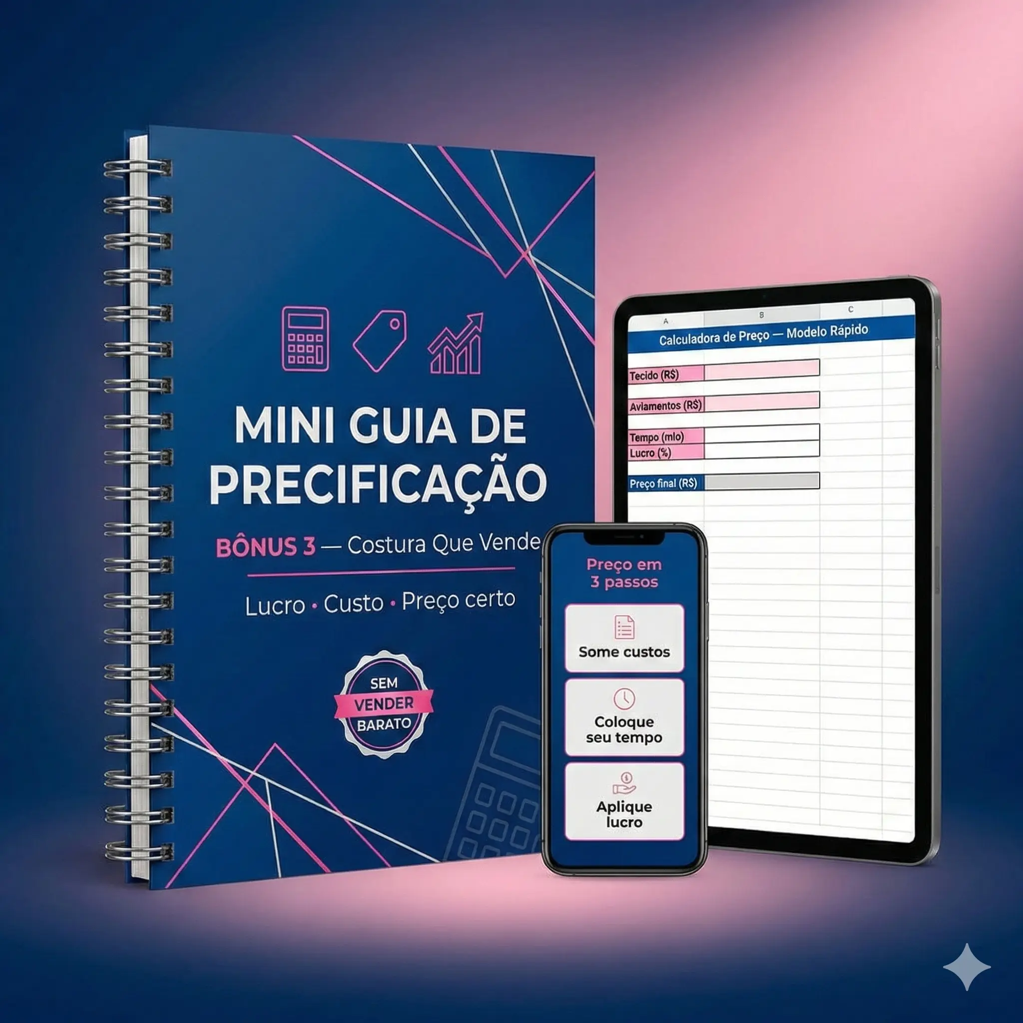 Bônus 3 — Lista de Materiais + Cortes (pra agilizar produção)