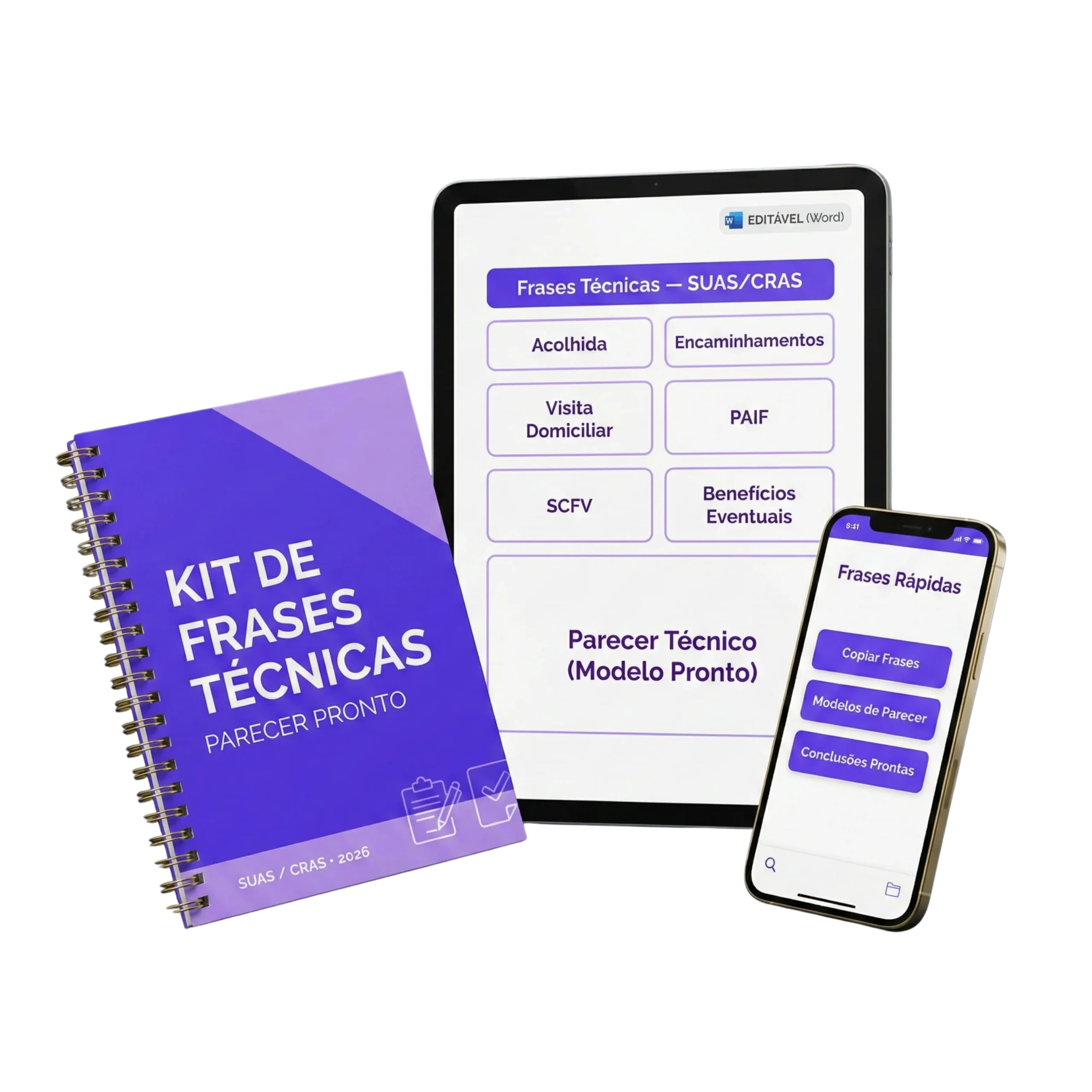 Bônus 3 — Kit de Frases Técnicas + Parecer Pronto