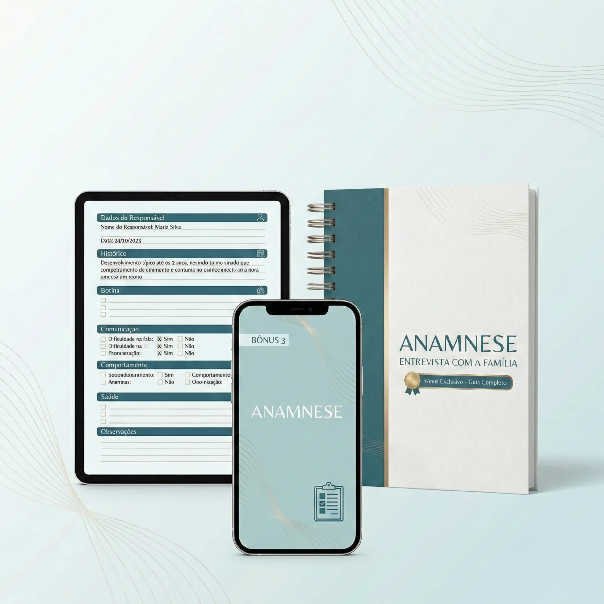 Bônus 3 — Modelo de Anamnese (família)