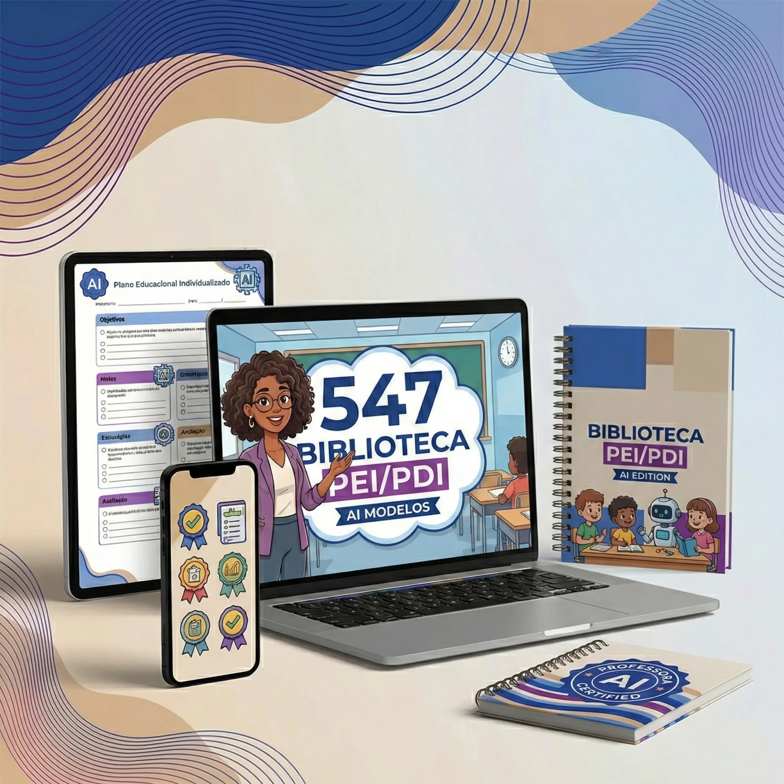 Biblioteca completa com documentos PEI e PDI