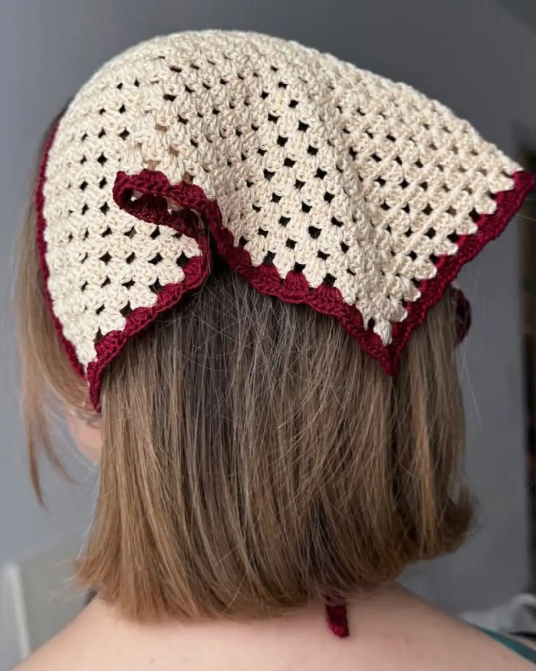 Modelo de bandana de crochet 4