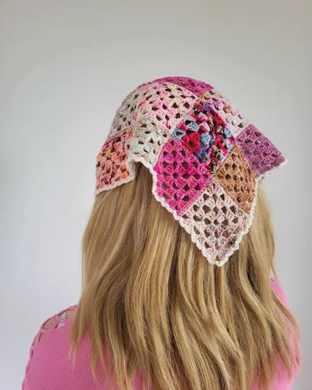 Modelo de bandana de crochet 6