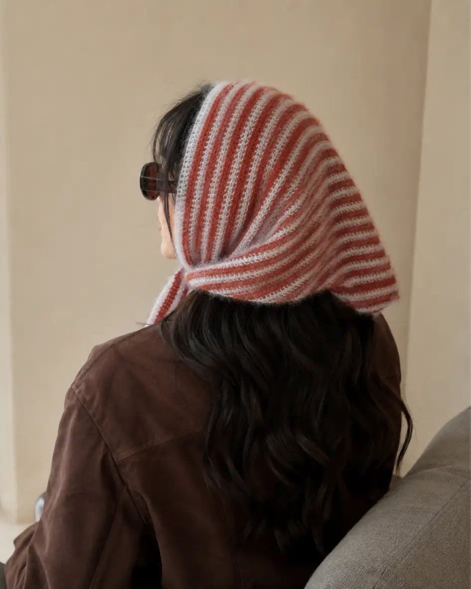 Bandana de crochet, modelo exclusivo 15