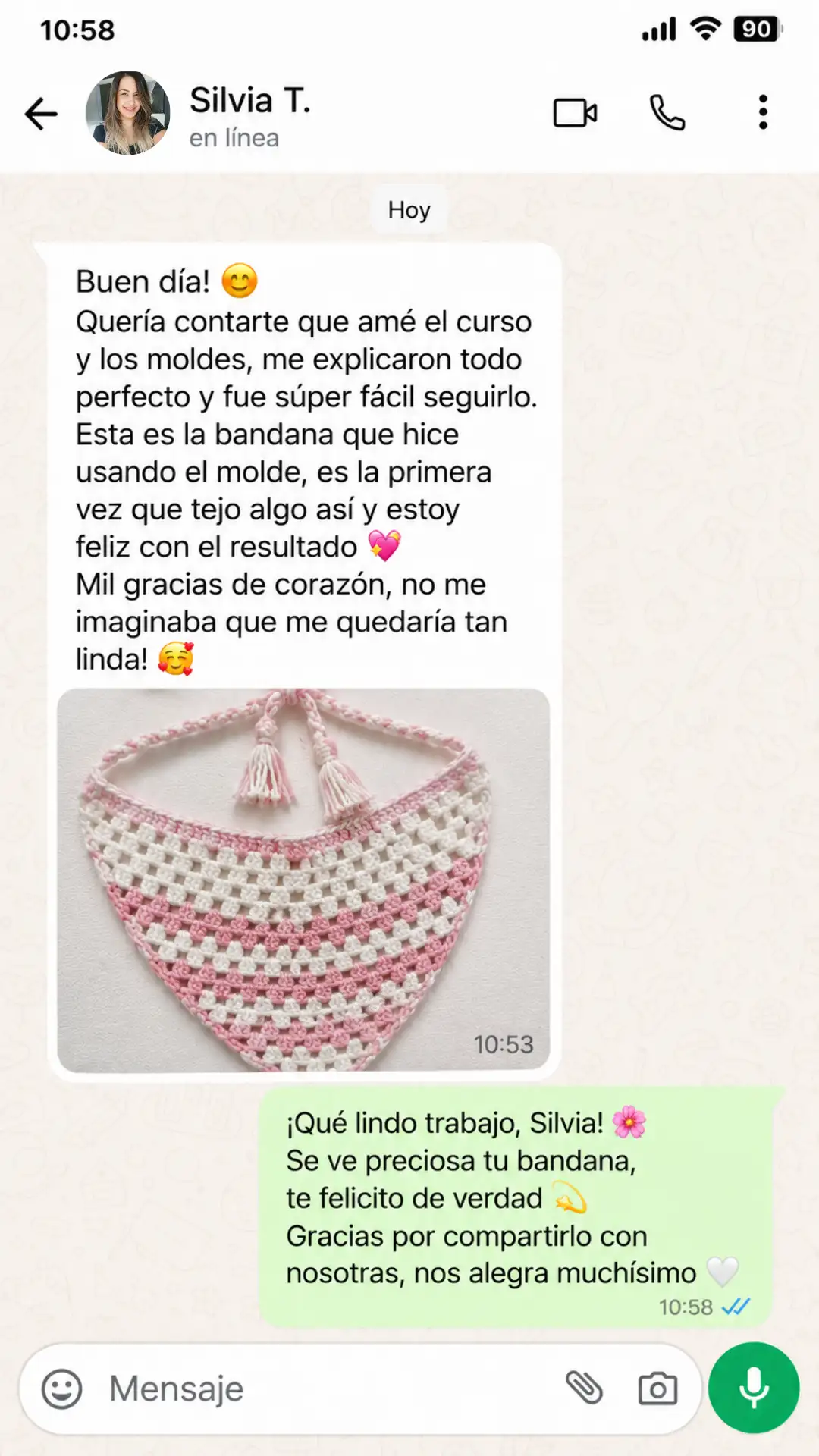 Testimonio clienta Bandana Studio