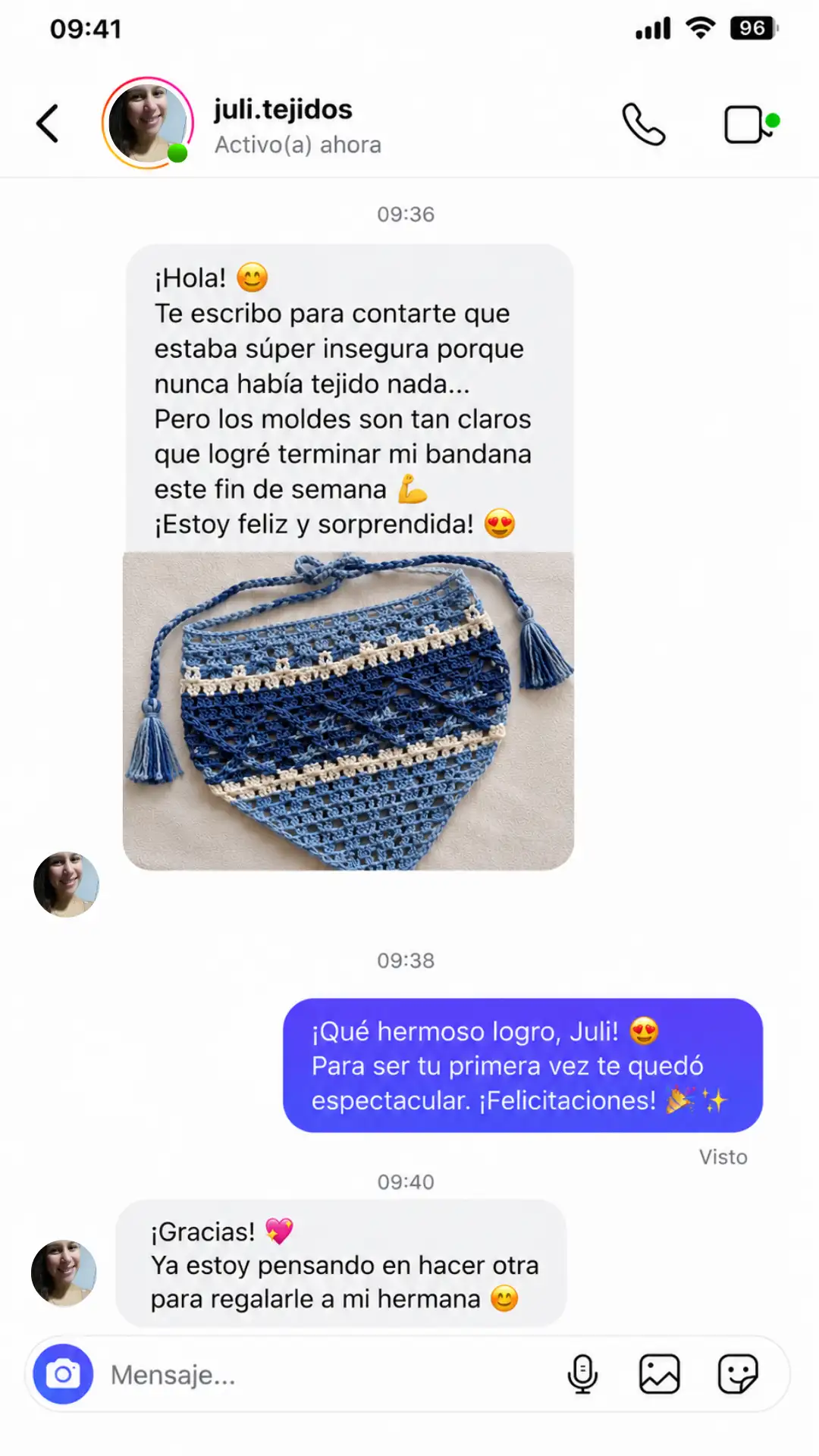 Testimonio clienta Bandana Studio